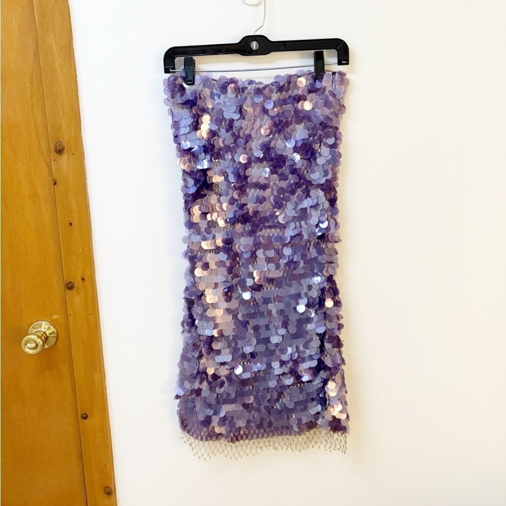 New Tory Burch Sequin Shell Skirt - Picture 10 of 15